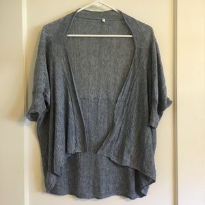MUJI Linen Cardigan Sweater